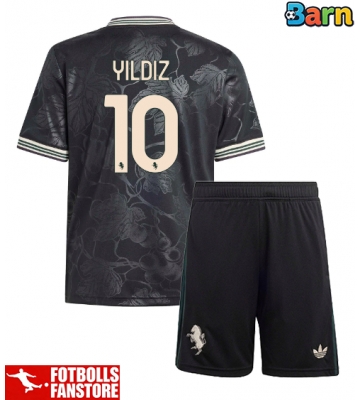 Juventus Kenan Yildiz #10 Tredje Tröja Barn 2025-26 Kortärmad (+ Korta byxor)